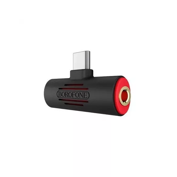 BOROFONE USB-C töltő és jack elosztó adapter