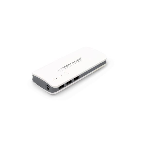 Esperanza Radium Power Bank 8000MAH fehér/szürke