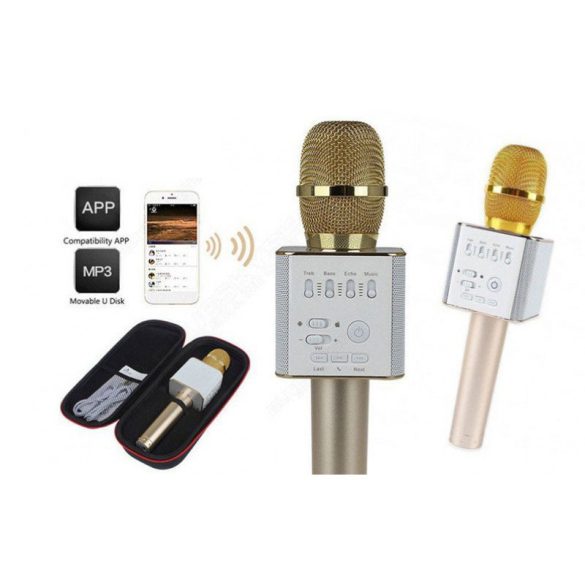 Vezeték nélküli Bluetooth Karaoke Mikrofon és Hangszóró egyben