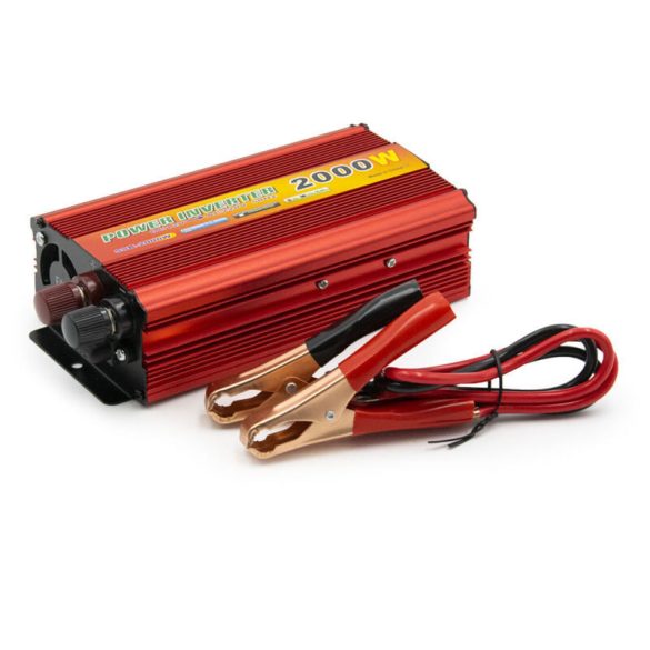 Feszültségátalakító inverter napelem rendszerekhez és autóba 2000W