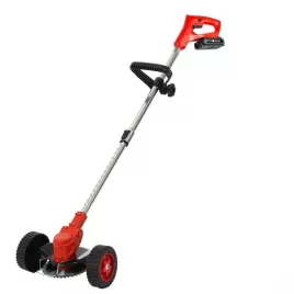   Kiyoshi 24V akkus segédkerekes szegélynyíró, fűkasza teleszkópos nyéllel, 2 db akksival