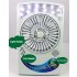 Napelemes ventilátor LED világítással