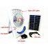 Napelemes ventilátor LED világítással