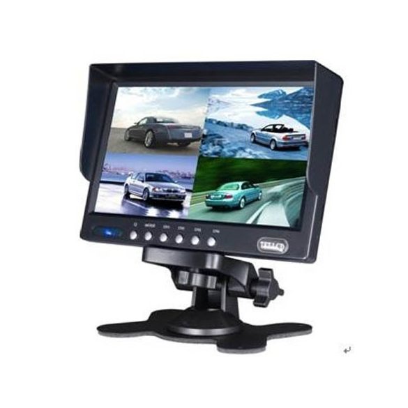 7 4 CH TFT LCD TOLATÓKAMERA MONITOR