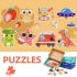 Oktató Puzzle Játékkészlete Tárolódobozzal