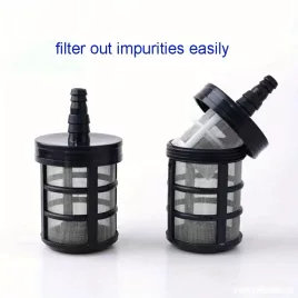   Vízszivattyú szűrő, kétrétegű rozsdamentes acél szűrő akváriumhoz