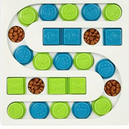   Interaktív kirakós játék - Lassú etető kutyáknak és macskáknak