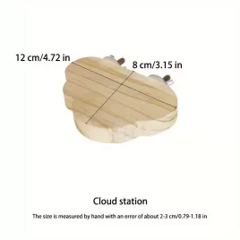   Papagájoknak készült madárülőke, rétegelt fa lemezből készült madárállvány