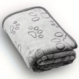   1db Soft Pet Puppy Takaró, Aranyos Mancsnyomott Takaró Kutyáknak