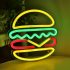 Hamburger LED Neon dekoráció