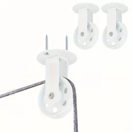   2 csomag falra szerelhető csigakampók csillárokhoz, fali lámpákhoz és mennyezeti ventilátorokhoz