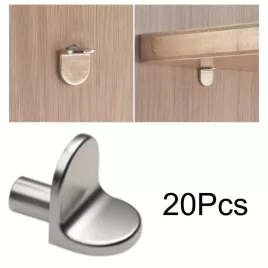   20 db cinkötvözetből készült támasztócsap, modern stílusú fém falra szerelhető polctartó