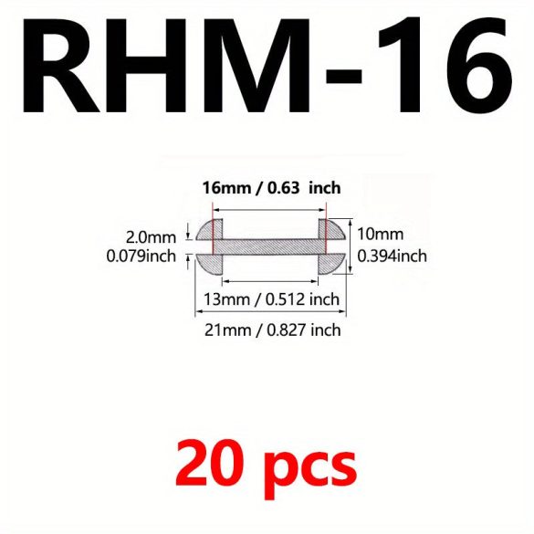 16 mm-80 mm fekete puha szirom alakú gumi védőhuzal