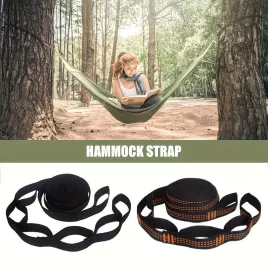   2 db időjárásálló függőágy-heveder állítható hurkokkal