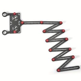   Shawty Multi Angle Mérővonalzó, Alumínium Ötvözet Teljes Fém Nyitó Lokátor