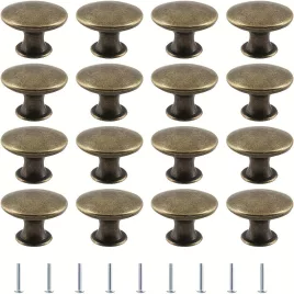 10 db Vintage bronz szekrénygomb
