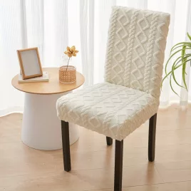   1db Tuffolt polár geometrikus mintás Strech étkezőszék huzat