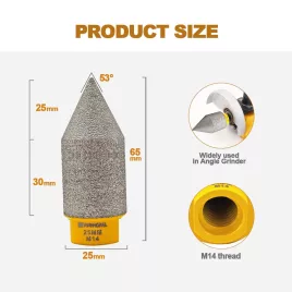   gyémánt fúrószerszám – furatkialakító, maró és csempeformázó porcelánhoz