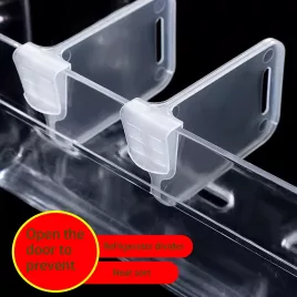   10db Állítható Pattintós Hűtőszekrény Rendező, Elválasztó