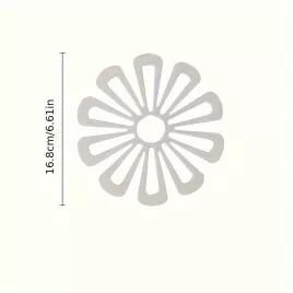 1 db szilikon virág mintás, hőálló alátét