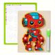 3D Fa Robot Puzzle Bónusz Tollal