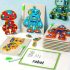 3D Fa Robot Puzzle Bónusz Tollal