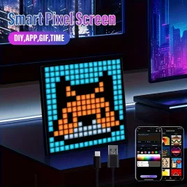   LED Pixel kijelző, programozható LED képernyős éjszakai fény