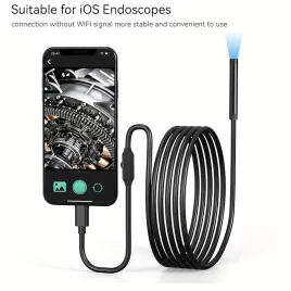   Ipari Endoszkóp Kamera Apple-hez, 5.5mm Objektív, 1080P HD Felbontás