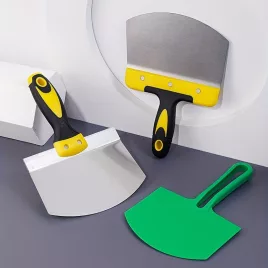 Rozsdamentes Acél Ívelt Gipszkaparó Kés