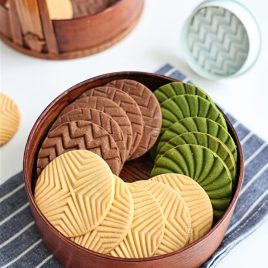 3 db északi stílusú műanyag sütikészlet