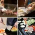 4-részes burgerprés készlet hőálló nyéllel