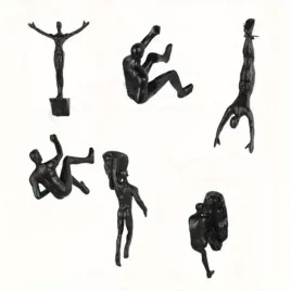 6 darabos sziklamászó szobor