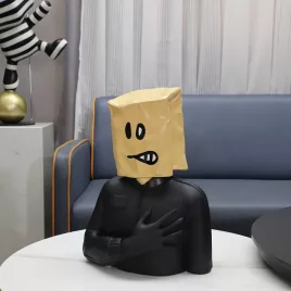 Absztrakt gyanta figura