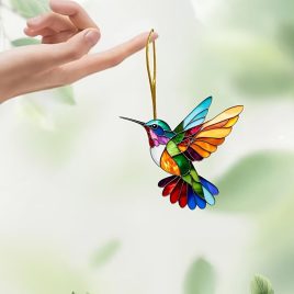 Bohém Akril Kolibri Dísz