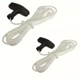   2db 3.05 méteres nagy teherbírású ABS fűnyíró húzókötél ergonomikus fogantyúkkal