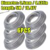 6 darab 3.5 mm x 5 m acélhuzal