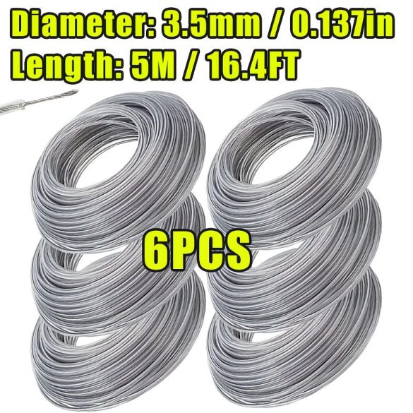 6db Acélhuzalos nylon trimmer zsinór