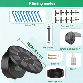 Solar csepegtető öntözőrendszer kertbe
