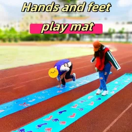   Interaktív Kéz- és Lábjáték Szőnyeg Csapatépítéshez