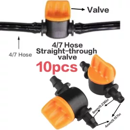 10db Tartós Műanyag Szelepzáró Csatlakozó