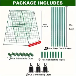 Állítható kerti kerítés a kúszó növények számára