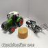 Farm Traktor Kombinációs Készlet 1. kombináció (keskeny kerekes traktor + széna elülső állvány + 1 szénakazal)