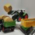 Farm Traktor Kombinációs Készlet 1. kombináció (keskeny kerekes traktor + széna elülső állvány + 1 szénakazal)