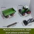 Farm Traktor Kombinációs Készlet 1. kombináció (keskeny kerekes traktor + széna elülső állvány + 1 szénakazal)