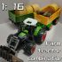 Farm Traktor Kombinációs Készlet 1. kombináció (keskeny kerekes traktor + széna elülső állvány + 1 szénakazal)