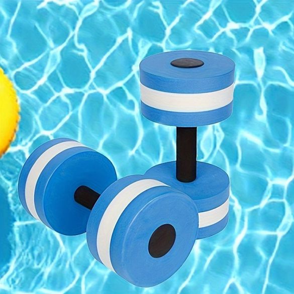 Kék EVA Habfogantyú vízgyakorlatokhoz - Ideális úszáshoz és oxigén edzésekhez, Tartós PE anyag, Sokoldalú vízi fitneszkészülék férfiaknak és nőknek, Vízi fitneszkészülék