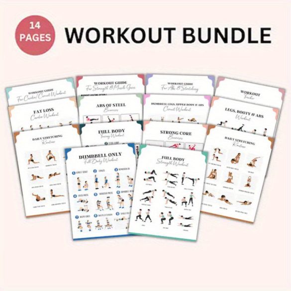 [2D Flat] 14db Full Body Exercise Workout csomag