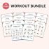 [2D Flat] 14db Full Body Exercise Workout csomag