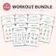 [2D Flat] 14db Full Body Exercise Workout csomag