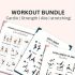 [2D Flat] 14db Full Body Exercise Workout csomag